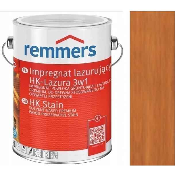 Remmers Hk-lasur Lazura 2,5 L, Impregnační Nátěr Na Dřevo Teak Tik 2251