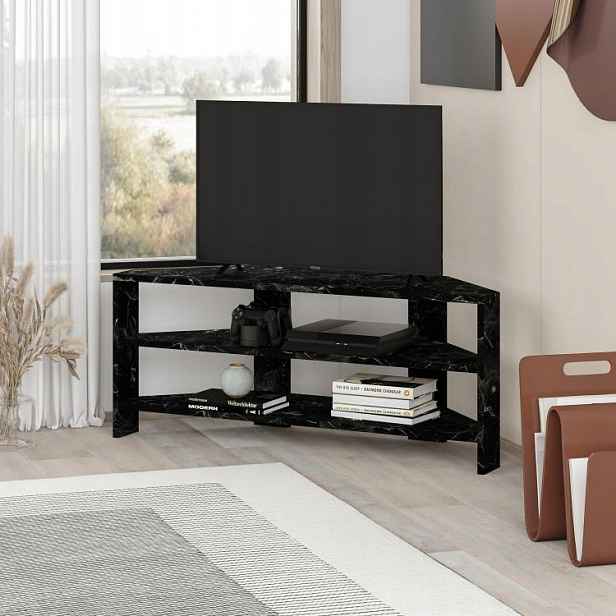 Rohový Tv stolek Houseland Thales bendir