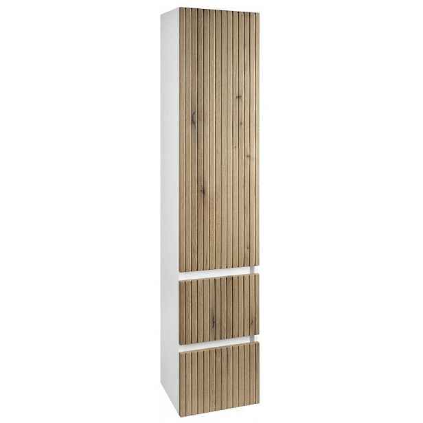 AQUALINE - PANEDA STRIP skříňka vysoká 35x165x31cm, levá/pravá, dub emporio PN265