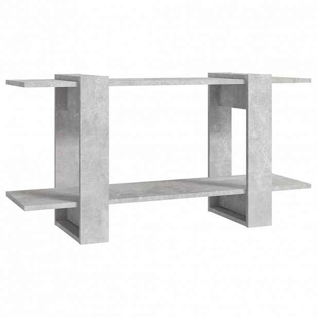 vidaXL Knihovna betonově šedá 100 x 30 x 51 cm kompozitní dřevo