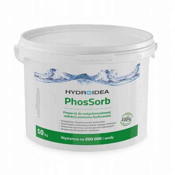 Hydroidea PhosSorb 10 kg Váže fosfáty Odstraňuje řasy v jezírku