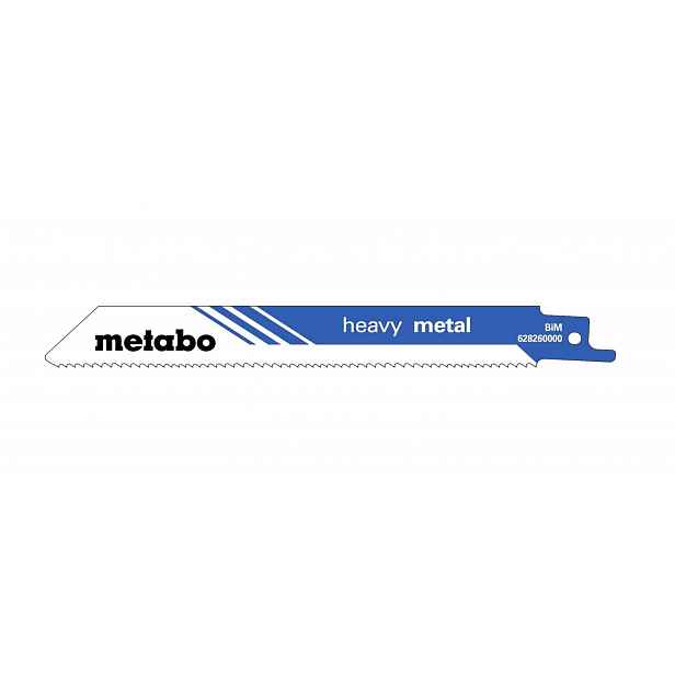 Metabo - Sada pilových plátků na kov 10-14 TPI, délka 150 mm, 5 ks 628260000