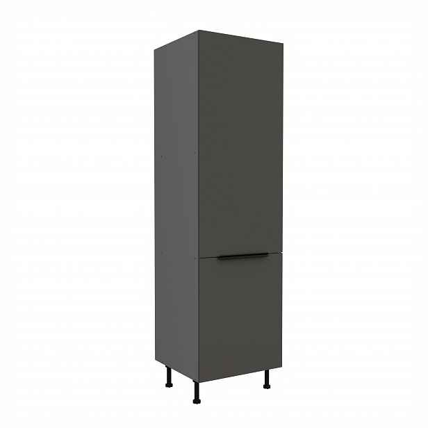 Vysoká potravinová skříňka Aria ANT 60 DK-210 2F Barva korpusu: Antracit, Barva dvířek: GR - Graphite AFM