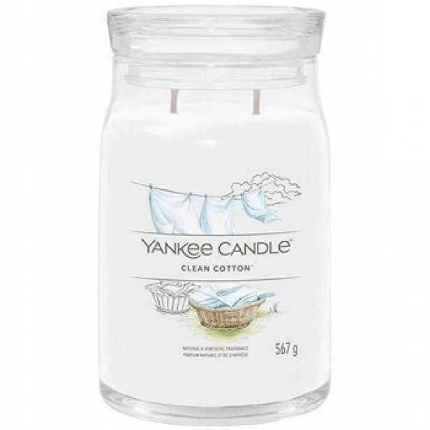 Yankee Candle Clean Cotton Signature Candle (čistá bavlna) 567.0 g