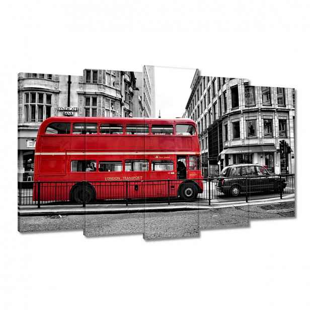 Obrazy 100x60 Červený autobus Londýn