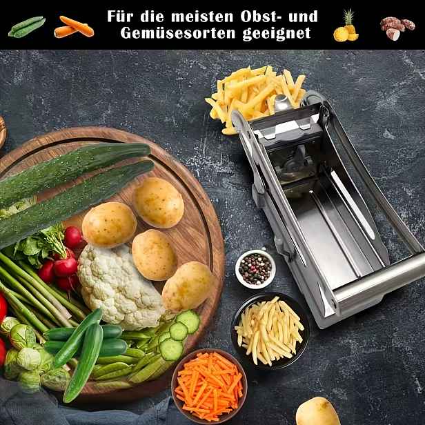 TEMU Kráječ zeleniny, kráječ hranolků, nerezový kráječ ovoce, sekáček na hranolky, kráječ na brambory, kráječ zeleniny, sekáček na cibuli, kráječ
