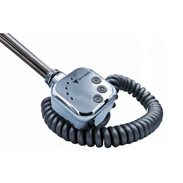 Koupelnová topná tyč 600 W elektrická pro radiátor, časovač Chrom Vario Term