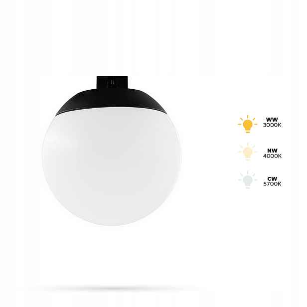 Lampa Kula 6W DP95 pro spárovací lišty FiberFLEX 48VDC 3CCT 3000,4000,5700K