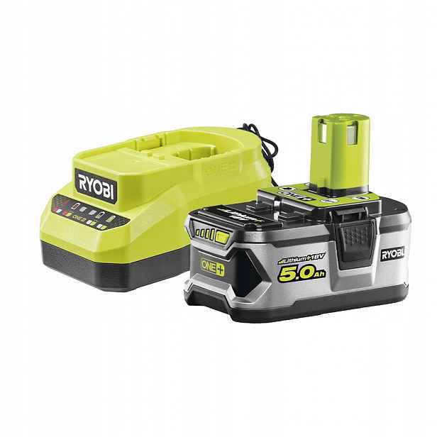 Sada Akumulátor RB18L50 18V 5,0AH Nabíječka 2,0A RC18120A-150 Ryobi
