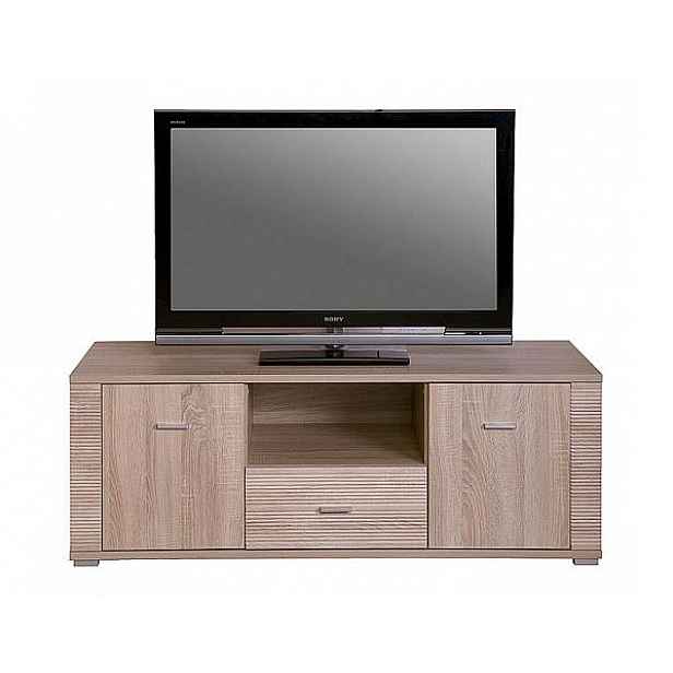 TV stolek Gress 2D-1S hnědý, dub sonoma