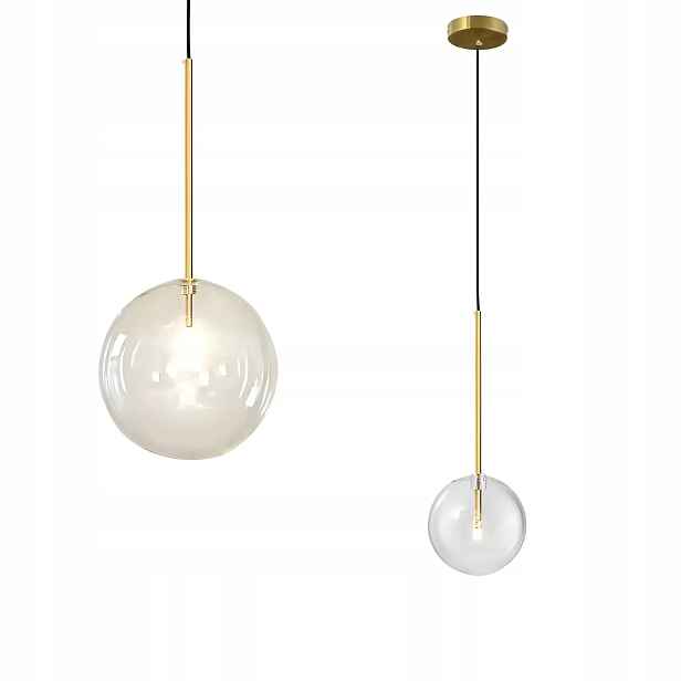 Závěsná stropní lampa Zlatá koule Moderní Loft Obývacího pokoje Stylová Toolight