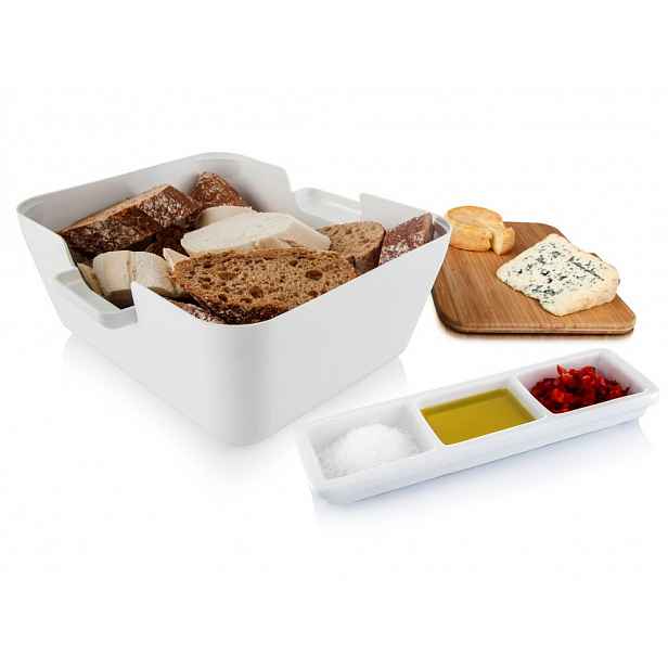 Nádoba Tommorows Bread & Dip chlebník bílá
