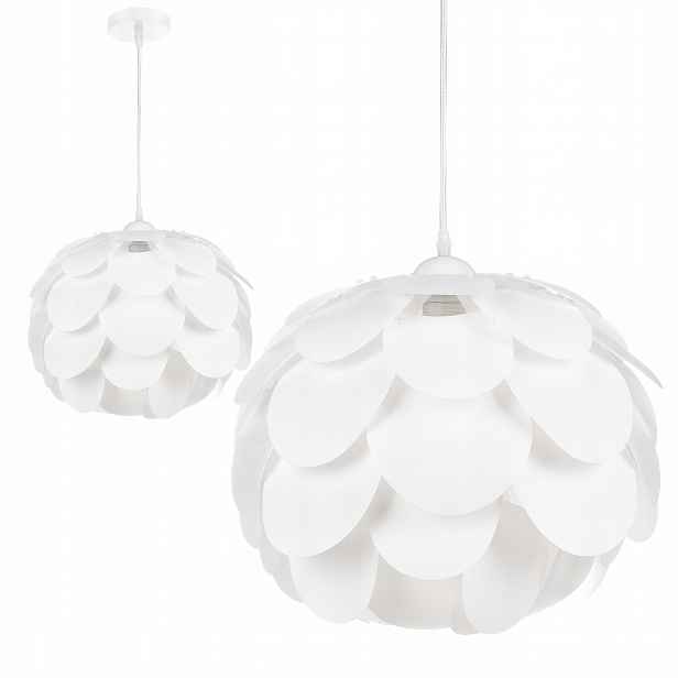 Stropní svítidlo moderní závěsný Led lustr Bílá E27