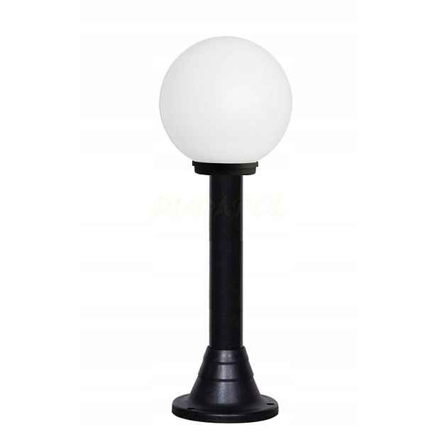 Zahradní lampa Rosa E27 85 cm, bílé stínidlo Fi200 G84,5, venkovní lampa