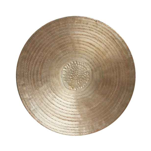 Zlatý antik kovový podnos Larre antique - Ø 57*5 cm Light & Living