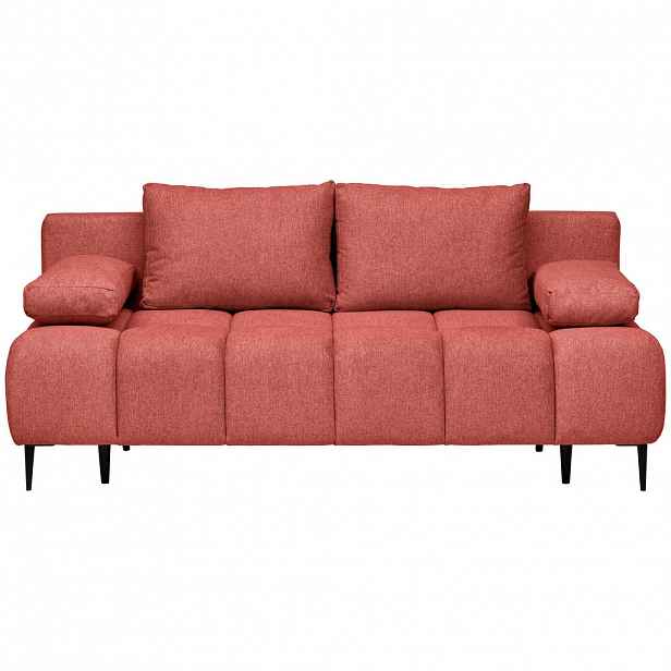 MID.YOU ROZKLÁDACÍ POHOVKA, textil, korály