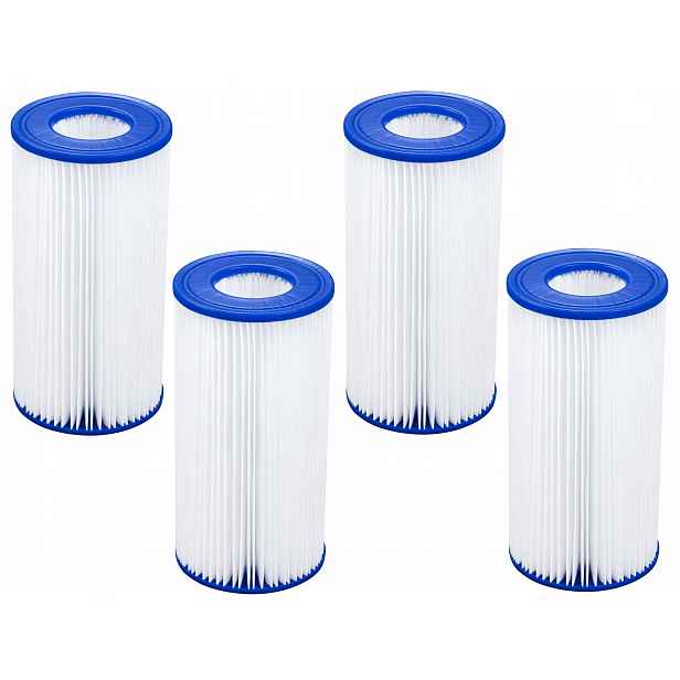 4x Filtr Typ III Bestwaj pro čerpadlo 2006/3028/5678 L/h 58012 4 kusů Kartusz
