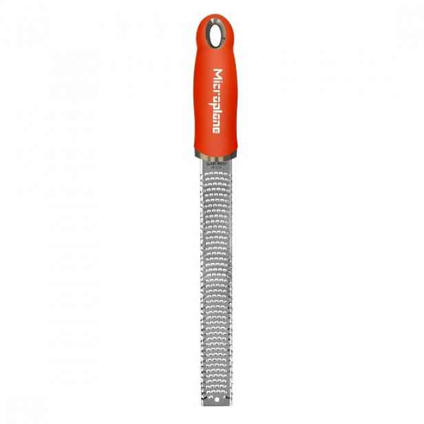 Klasické struhadlo, chirurgická nerezová ocel, 32,5 cm, Sunset Orange