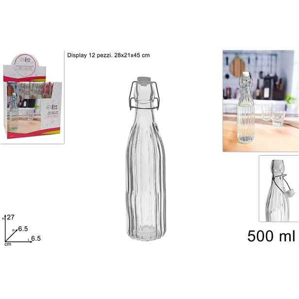 PROHOME - Láhev skleněná 500ml