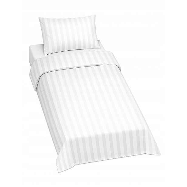 Damašek 2 cm hotelové povlečení 140x200 komplet, zip