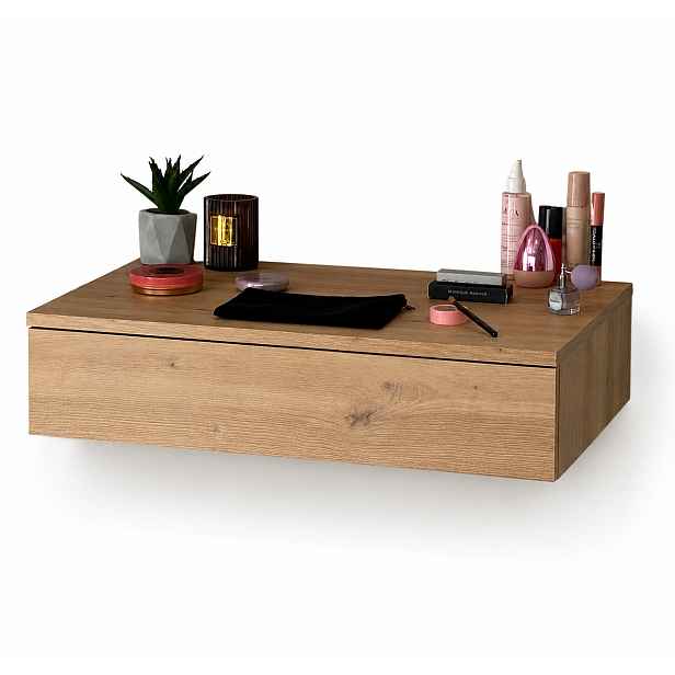 Toaletní Stolek Konzolový Stolek Lena 75 Závěsný Lena Loft Dub Artisan