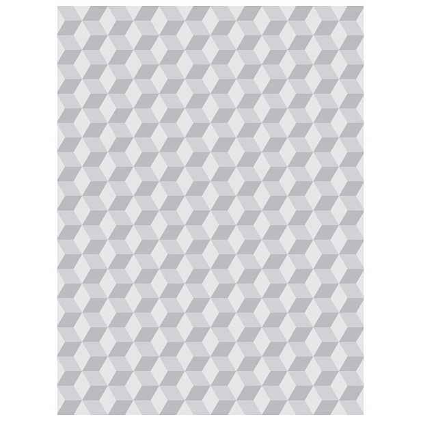 Fototapeta Šestistěnná symetrie geometrie šedá vinylová 184x254 lepidlo