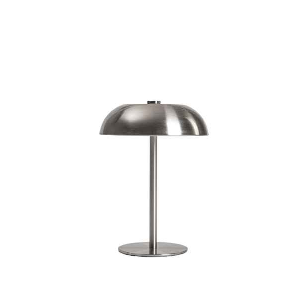 Stolní lampa Pixel kovová stříbrná 15,5x15,5x20,5 cm Homla