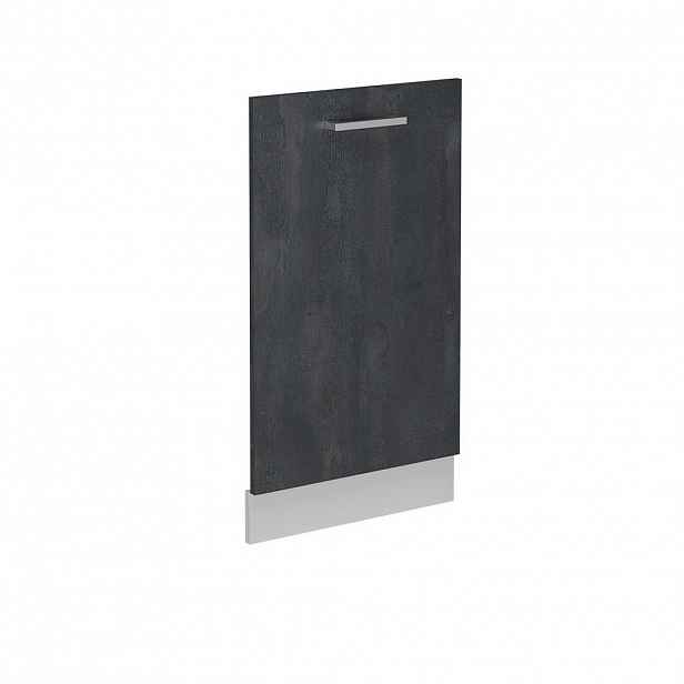 Vicco ČELNÍ PANEL MYČKY R-Line Černý beton 45 cm bez pracovní desky
