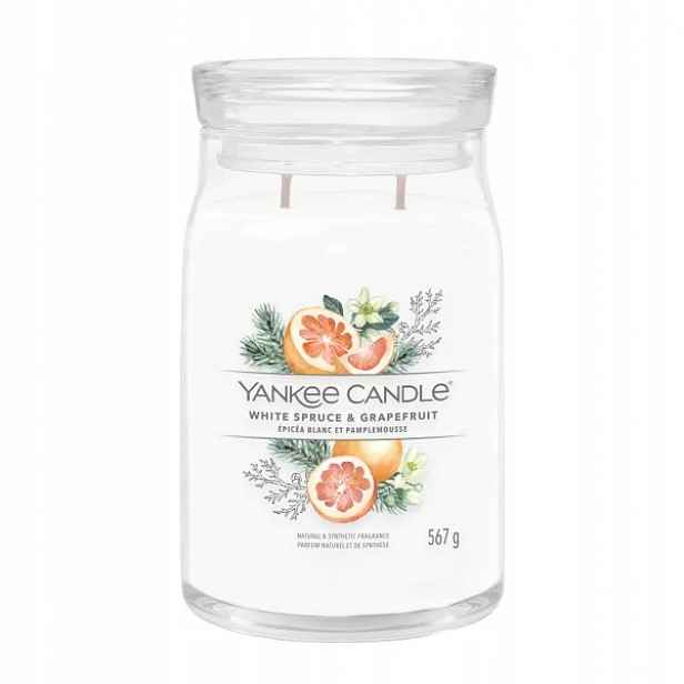 Vonná svíčka sójová White Spruce & Grapefruit Yankee Candle 1 ks