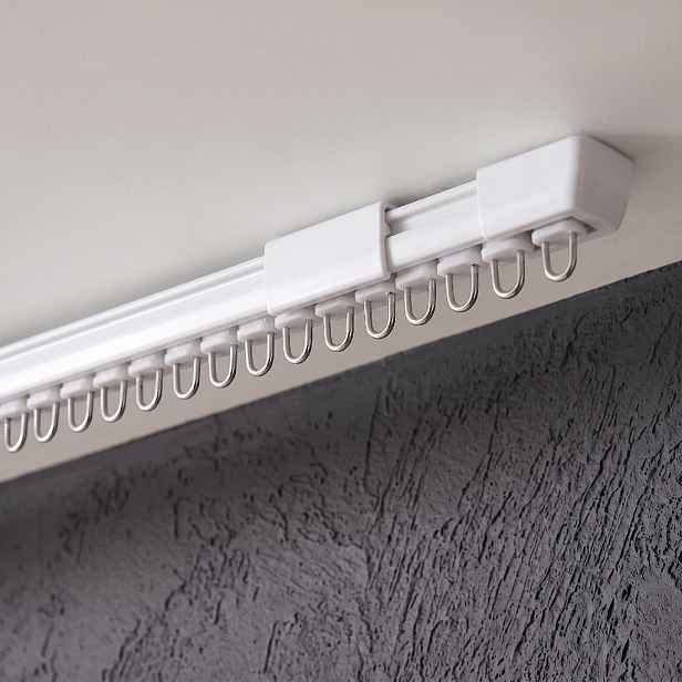 Kovová stropní teleskopická garnýž 115-200 cm bílá BARCOLA Mybesthome