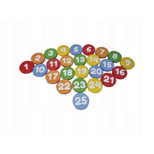 Pěnové polštáře na sezení – Číslice 1-25