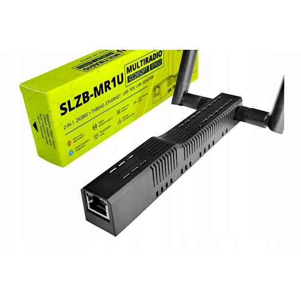 SLZB-MR1U ZigBee Thread CC2652P EFR32MG21 PoE Usb WiFi ESP32 Lan adaptér