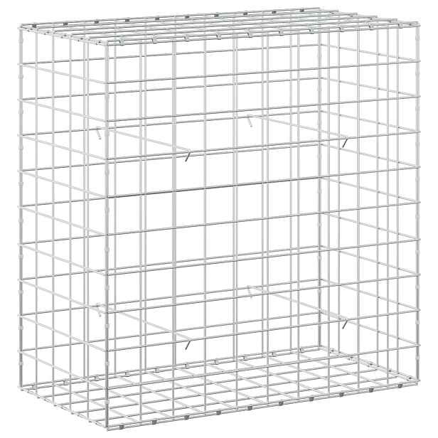 vidaXL Gabion s drátem 3,5 mm a síťkou 10x10 cm 50x100x100 cm