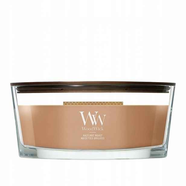 WoodWick Hazelnut Roast vonná svíčka elipsa 453 g