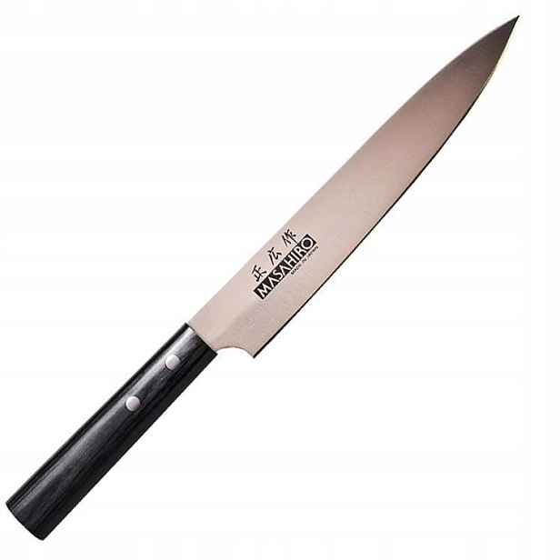 Nůž Masahiro Sankei Utility 150 mm Černý [35845]
