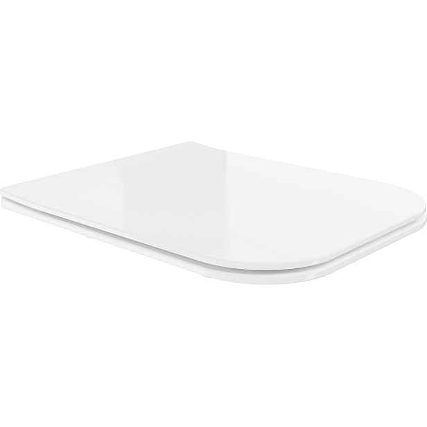 Mexen Madox Wc sedátko se systémem pomalého sklápění slim, duroplast, bílá lesklá 39154000