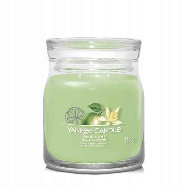 Střední svíčka Signature Vanilla Lime Yankee Candle