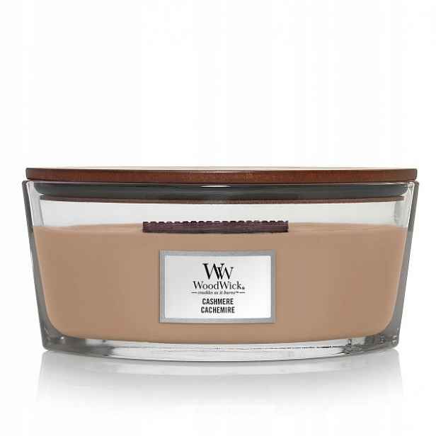 Vonná svíčka Woodwick Hearthwick Elipsa Loďka Cashmere 453 g jako Dárek