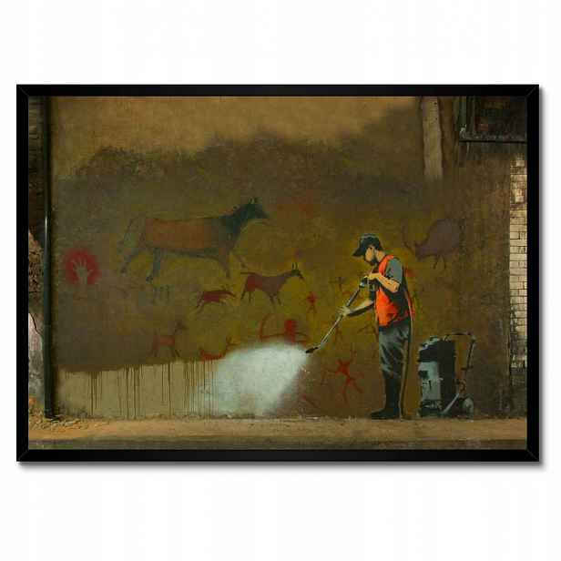 Plakáty v rámu 70x50 Banksy Odstraňování umění