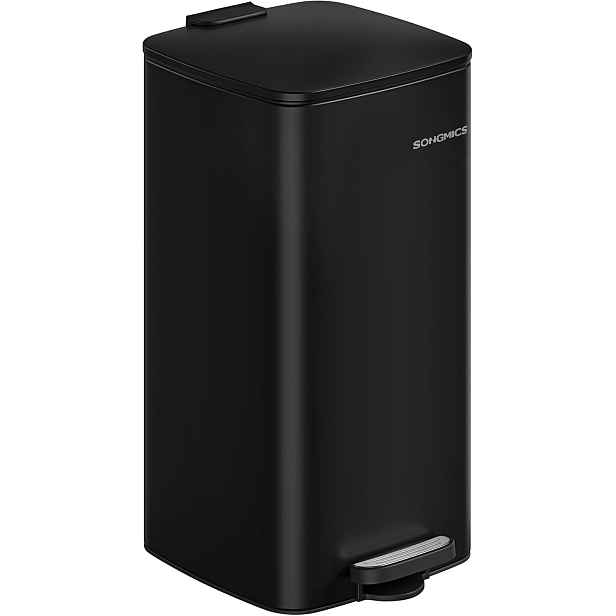SONGMICS Odpadkový koš Amis 30 l černý