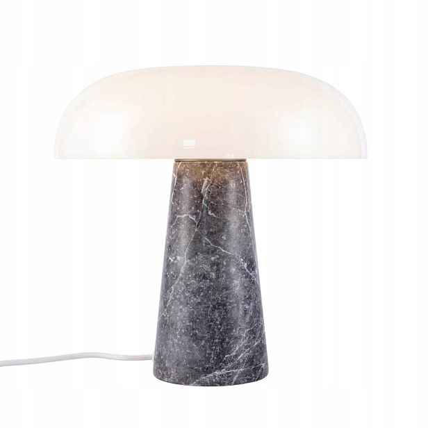 Stolní lampa Glossy mramor šedá sklo E27 15W max Nordlux