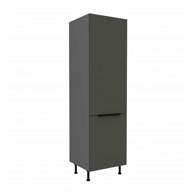 Vysoká skříňka pro vestavnou lednici Aria ANT 60 LO-210 2F Barva korpusu: Antracit, Barva dvířek: GR - Graphite AFM