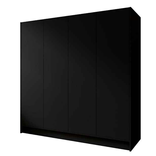 WFL GROUP SATNI SKRIN Mono, ve Skandi Stylu, Bezuchytkova, Minimalisticka, Černá 200/200/51 cm