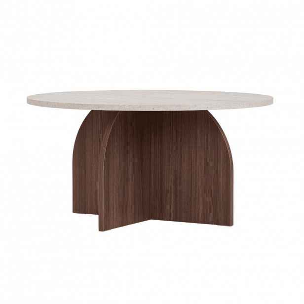 Calicosy KONFERENČNÍ stolek s kulatou deskou, průměr 80 cm - CLOVER