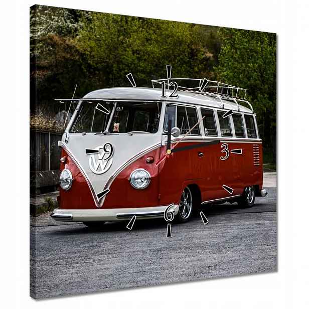 Hodiny 40x40 Volkswagen Transporter Vw