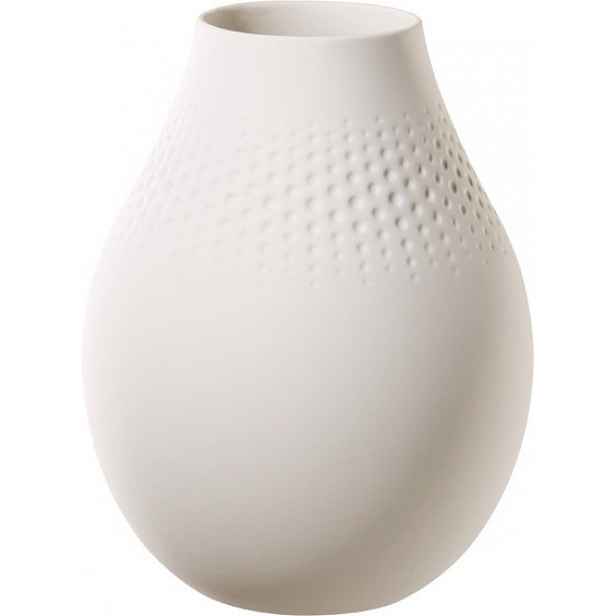 Villeroy & Boch Collier Blanc porcelánová váza Perle, 20 cm