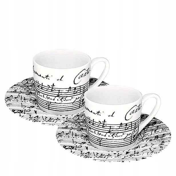 Sada 2 šálků espressa Coffee Cantata Könitz