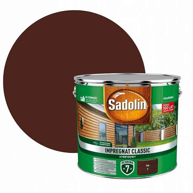 Sadolin Classic Hybridní Impregnace Na Dřevo 9L Tek