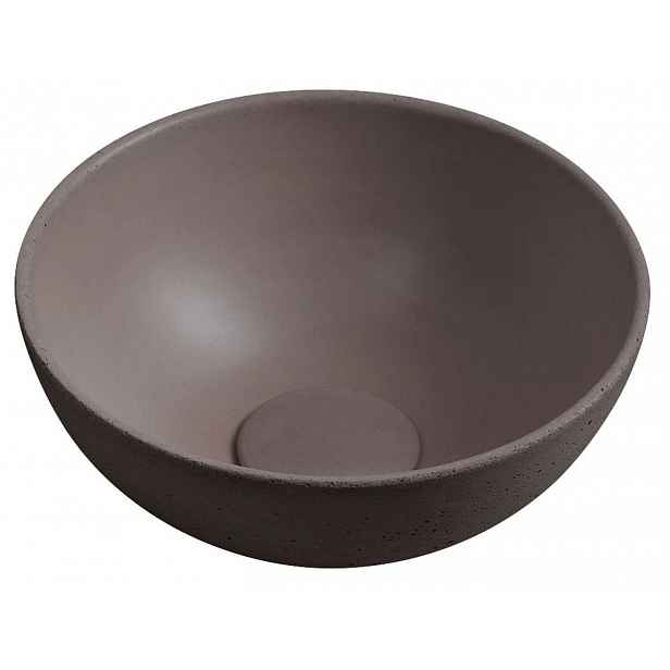 Sapho Small - Umývátko na desku, průměr 26 cm, bez přepadu, tmavě hnědá MR26015