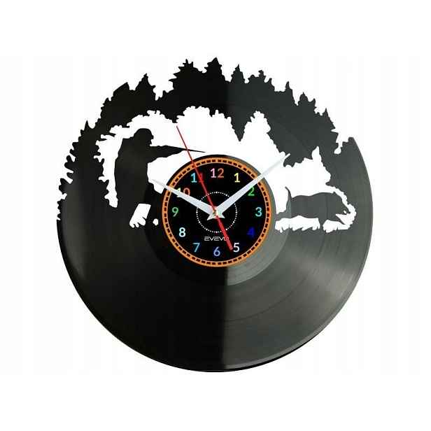 Lov Dárek Originální dekorace do domu Hodiny z vinylové desky